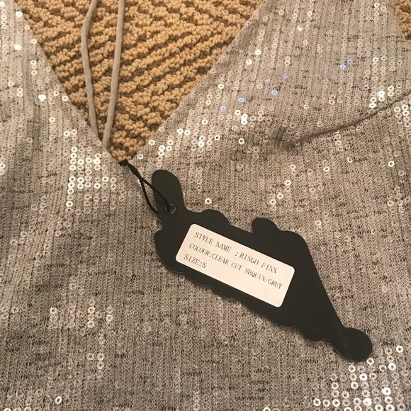 ❌SOLD❌ NWT Motel Rocks Ringo Finn sequin slip dress - Picture 5 of 8